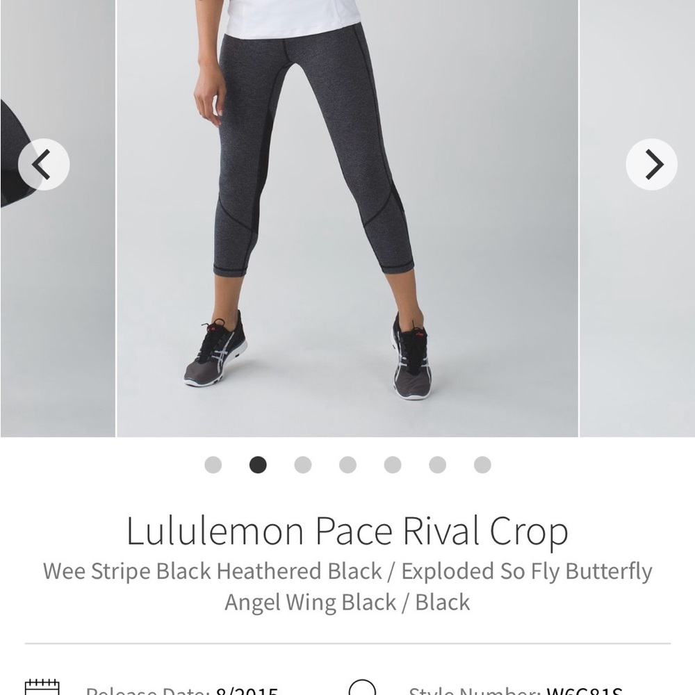 Lululemon Pace Rival Crop